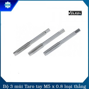 Bộ 3 Mũi Taro Tay M5 x 0.8 loại thẳng 